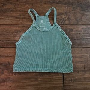 free people movement cropped tank. never been worn
